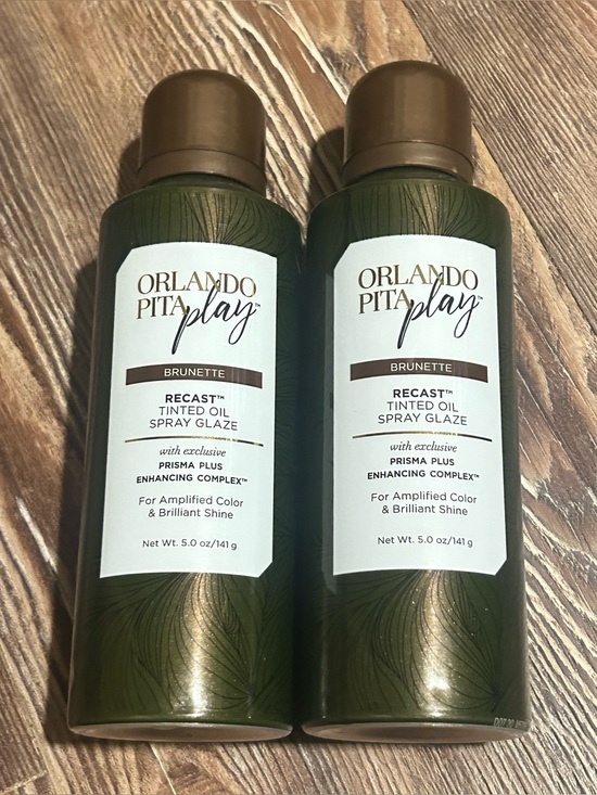 Orlando Pita Other - 2 pk ORLANDO PITA PLAY BRUNETTE RECAST TINT OIL SPRAY GLAZE 5.0 oz / 141 g